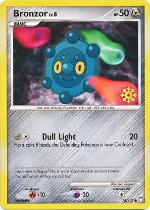 Mysterious Treasures Bronzor [Snowflake-Stamp] Pokémon card